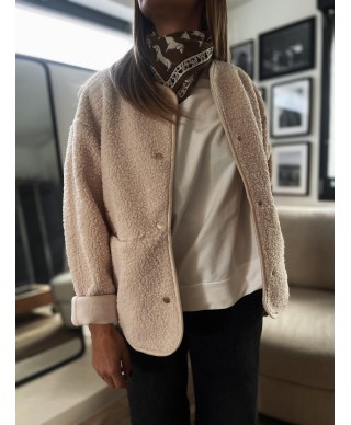 VESTE MOUMOUTE BEIGE GARCIA - VALENCIA