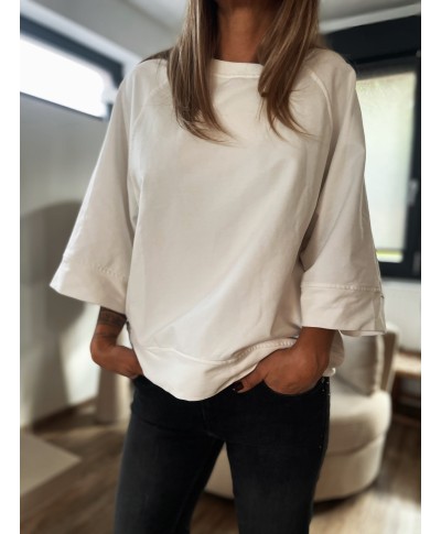 T-SHIRT BLANC OVERSIZE - SORAYA