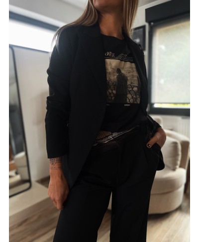 T-SHIRT NOIR GARCIA - AMORE