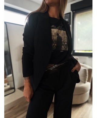 T-SHIRT NOIR GARCIA - AMORE