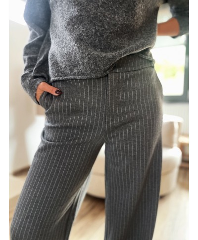 PANTALON FLUIDE GARCIA GRIS - SATEEN