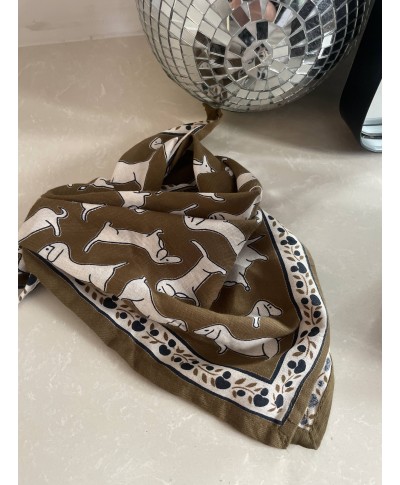 FOULARD TECKEL MAISON AUGUSTIN