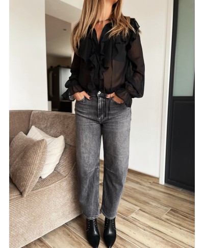 BLOUSE NOIRE - MARINA