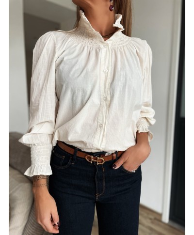 BLOUSE ECRUE - COLINE