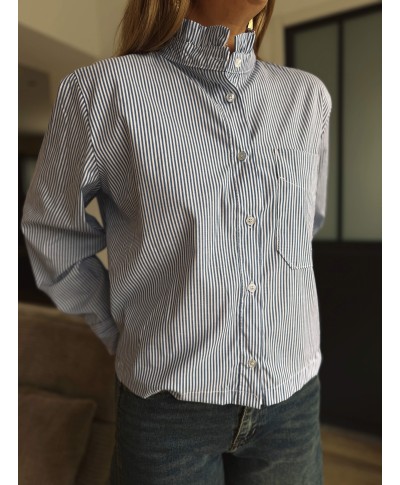 CHEMISE COURTE RAYÉE - TRECY