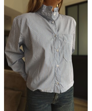 CHEMISE COURTE RAYÉE - TRECY