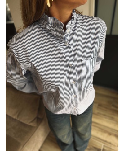 CHEMISE COURTE RAYÉE - TRECY