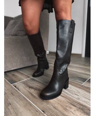 BOTTES HAUTES MARRONS