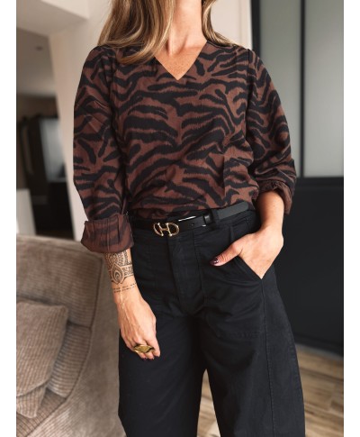 BLOUSE ZÉBRÉE GARCIA - MAYLIS