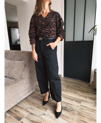 BLOUSE ZÉBRÉE GARCIA - MAYLIS