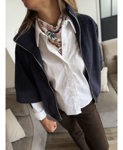 VESTE BLEU MARINE - INES