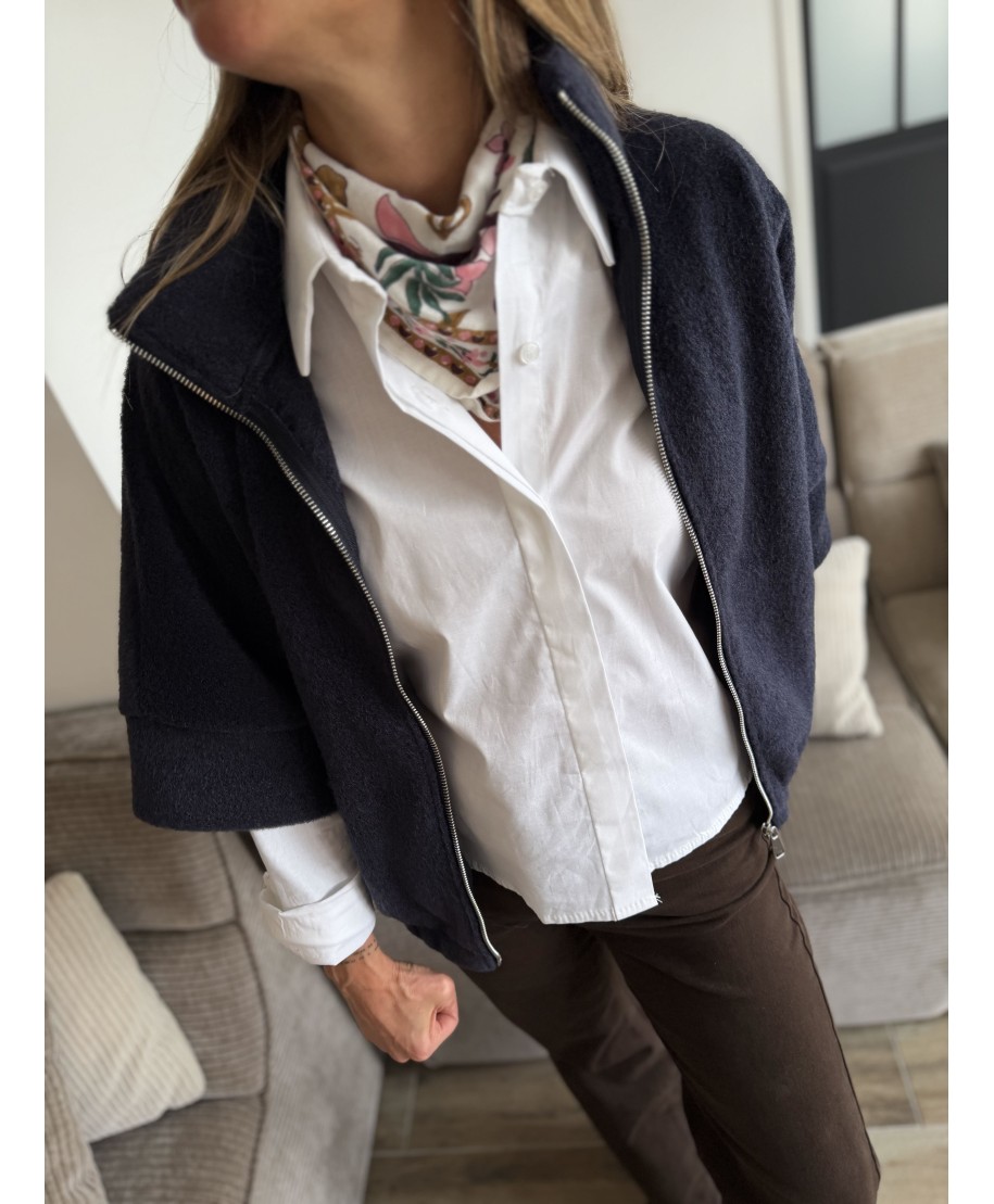 VESTE BLEU MARINE - INES