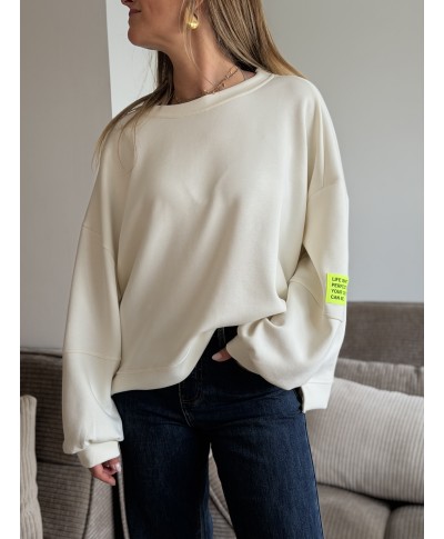 PULL BLANC OVERSIZE - FLORA