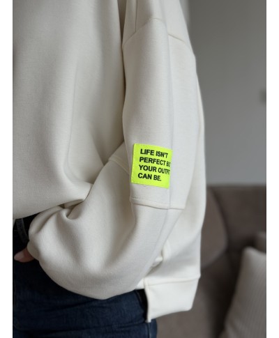PULL BLANC OVERSIZE - FLORA
