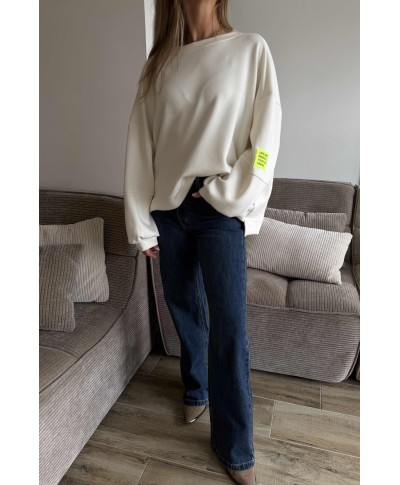 PULL BLANC OVERSIZE - FLORA