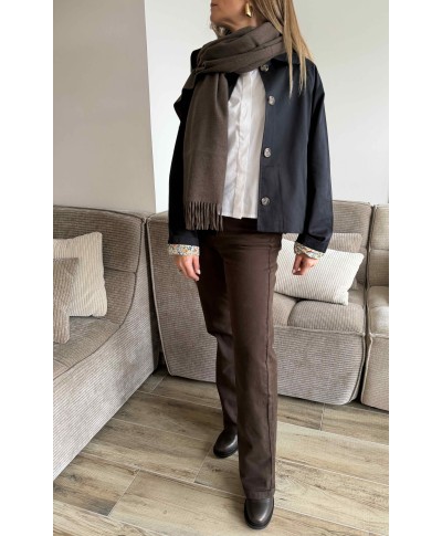 IMPERMÉABLE COURT BLEU MARINE - CELIA