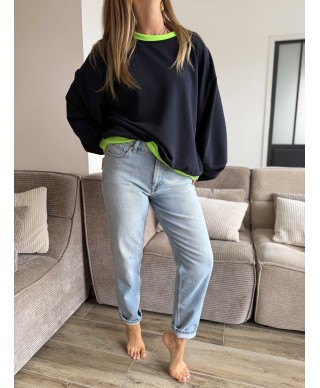 PULL BLEU MARINE - GEORGIO