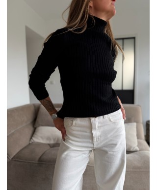 COL ROULÉ NOIRE - ALCINA