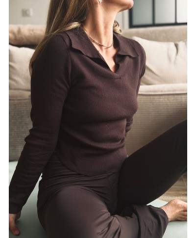 PULL FIN MARRON - AUSTIN