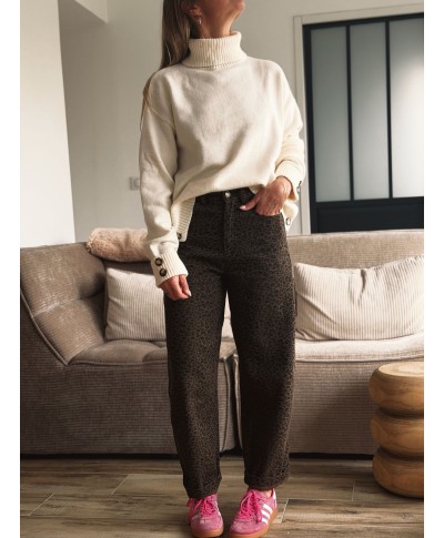 JEAN LEOPARD - BARREL