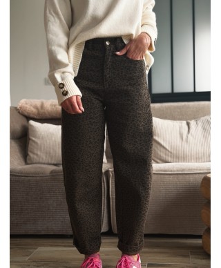 JEAN LEOPARD - BARREL