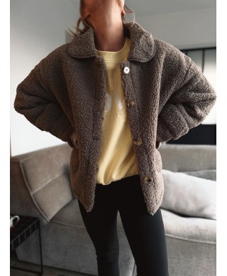 MANTEAU TAUPE - ASMA