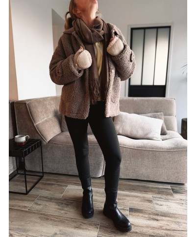 MANTEAU TAUPE - ASMA