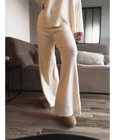 PANTALON ECRU - ROMAIN