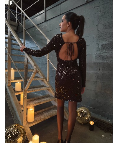 ROBE DOS NU MARRON - MARGOT