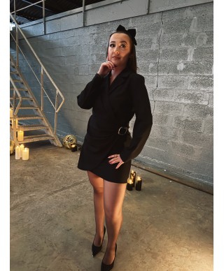 ROBE BLAZER NOIR - GIULIA