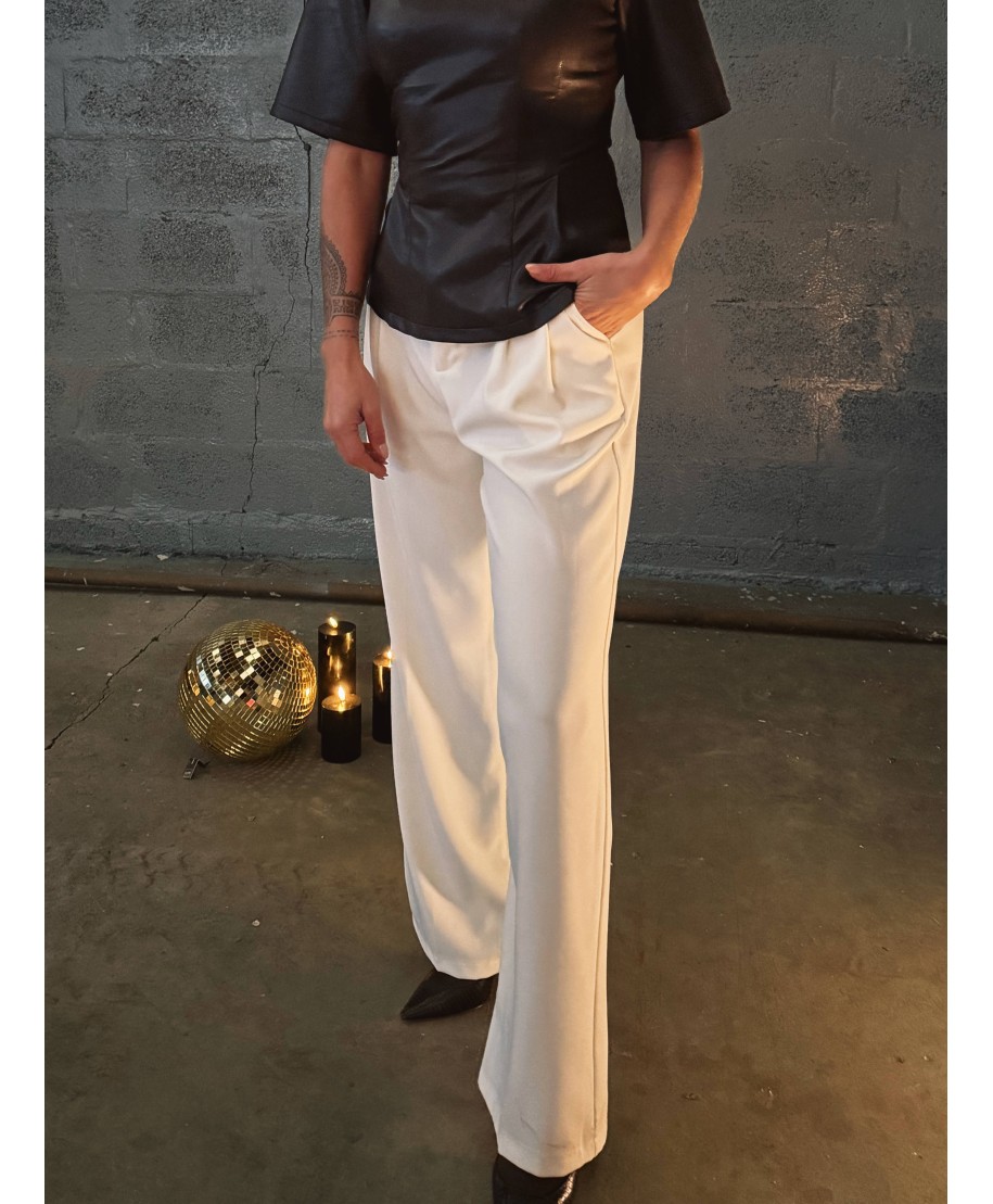 PANTALON ECRU - JADE