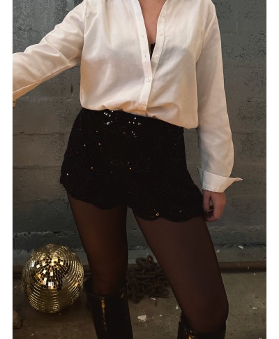 SHORT NOIR STRASS - VIKTOR