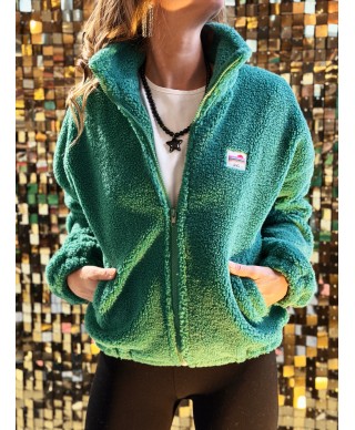 VESTE MOUMOUTE VERTE - LYLOU