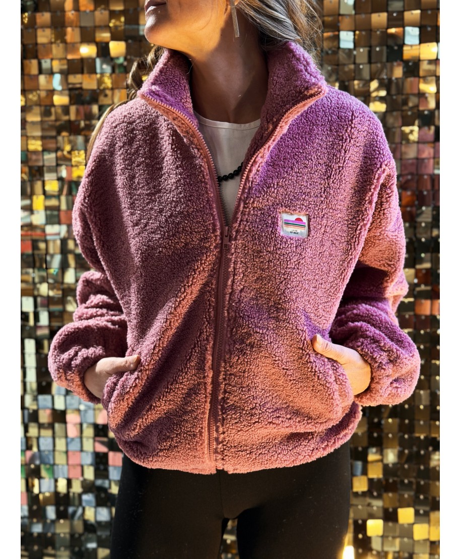 VESTE MOUMOUTE ROSE - LYLOU