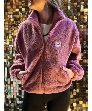 VESTE MOUMOUTE ROSE - LYLOU