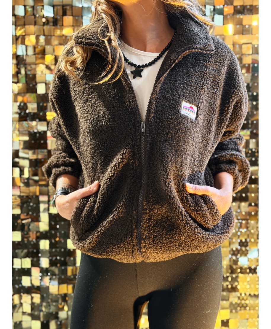 VESTE MOUMOUTE CHOCOLAT - LYLOU