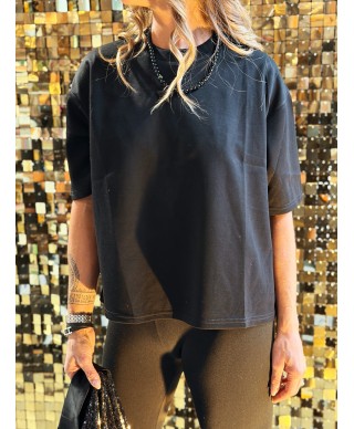 T-SHIRT NOIR - OSCAR