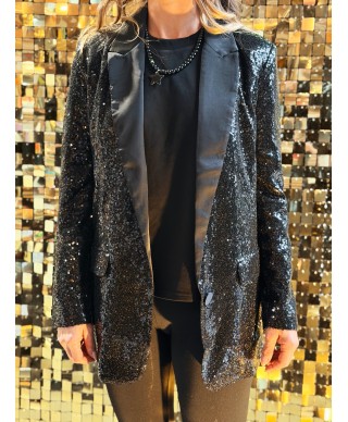 BLAZER NOIR SEQUIN - JAMES