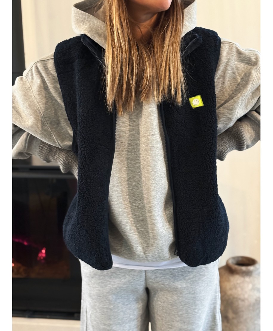 VESTE SANS MANCHES MARINE - OSCAR