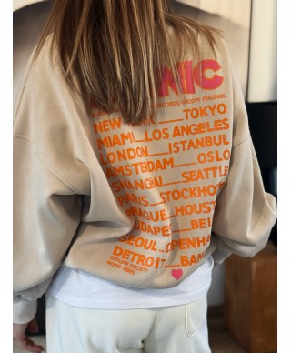SWEAT BEIGE - ICONIC