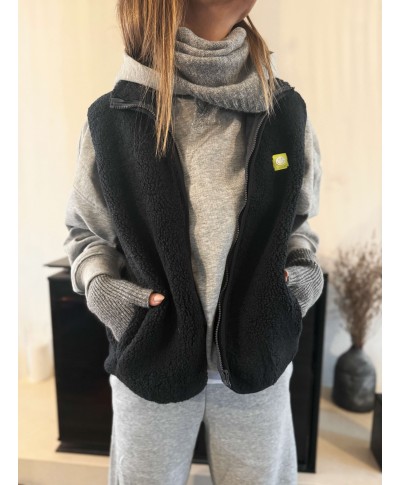 VESTE SANS MANCHES GRISE - OSCAR