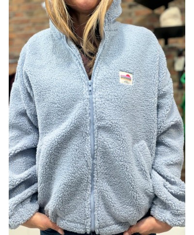 VESTE MOUMOUTE BLEUE - LYLOU