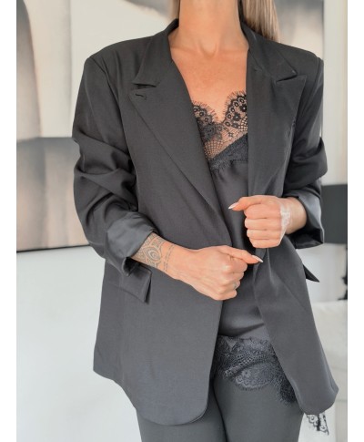 CARACO DENTELLE NOIR - OLMA