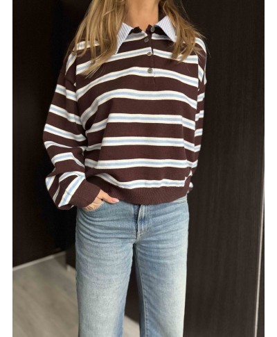 PULL À RAYURES - ROMAIN