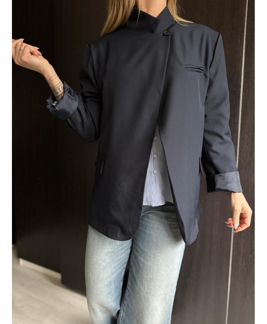 BLAZER BLEU MARINE - PAULO