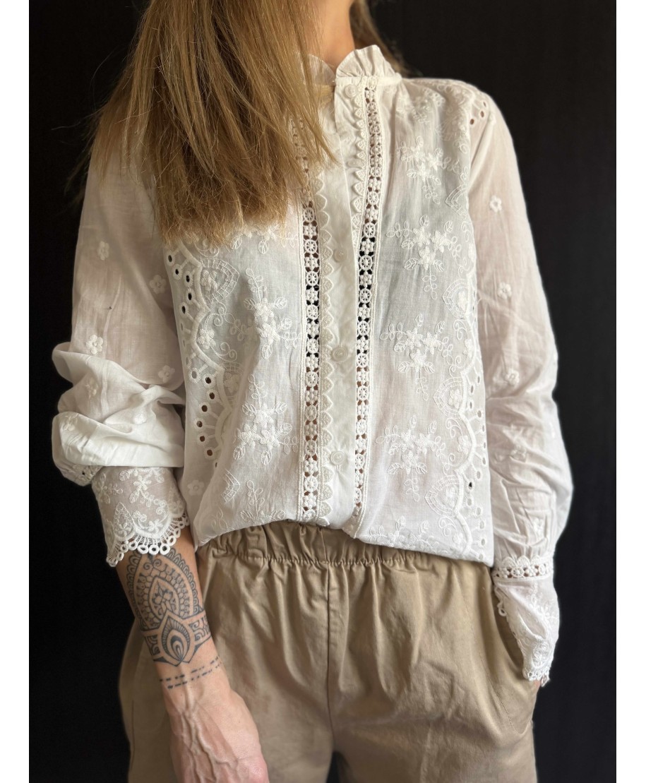 BLOUSE BLANCHE - LEIA