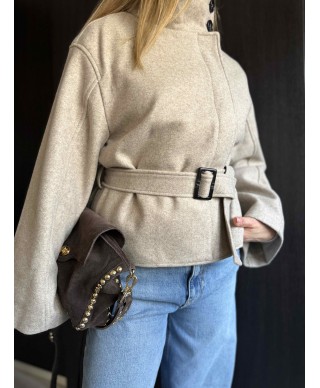 MANTEAU BEIGE - GAEL