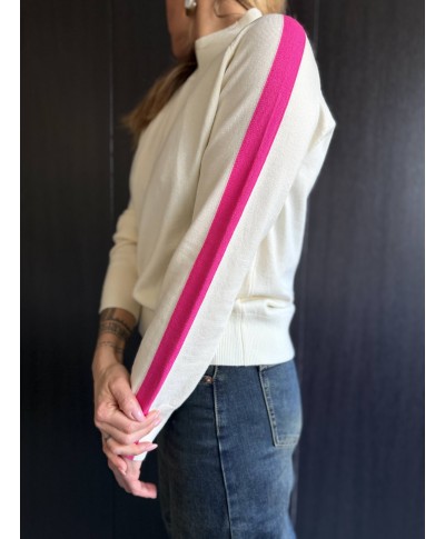 PULL BEIGE & ROSE - OLIA