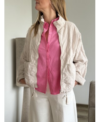 VESTE MATELASSÉE BEIGE - LORA