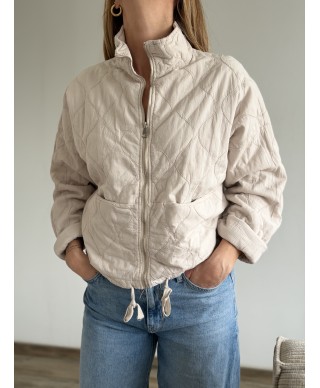 VESTE MATELASSÉE BEIGE - LORA